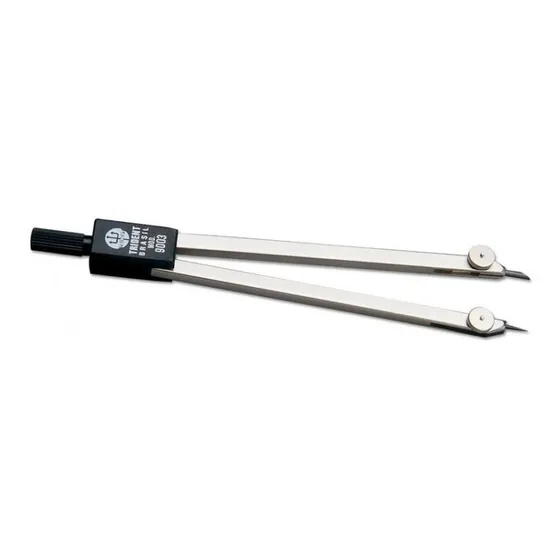 Compasso Técnico Profissional Mod. 9003 + Esquadros 16 Cm