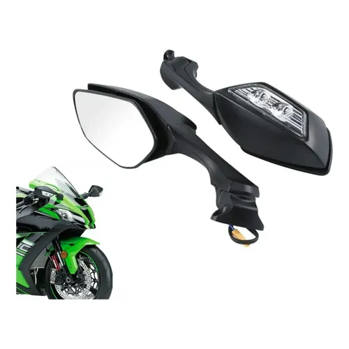 鏡 Par Espelho Retrovisor Kawasaki Ninja Zx10r Zx 10 Zx-10r Led