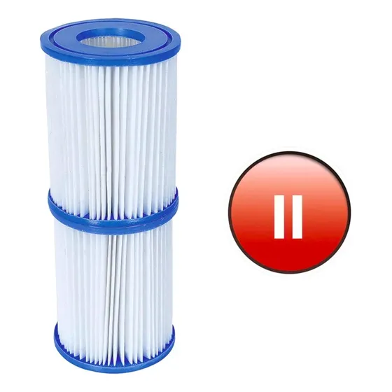 Cartucho De Filtro Bestway Tipo Ii Bomba Filtro Pack 2 Und