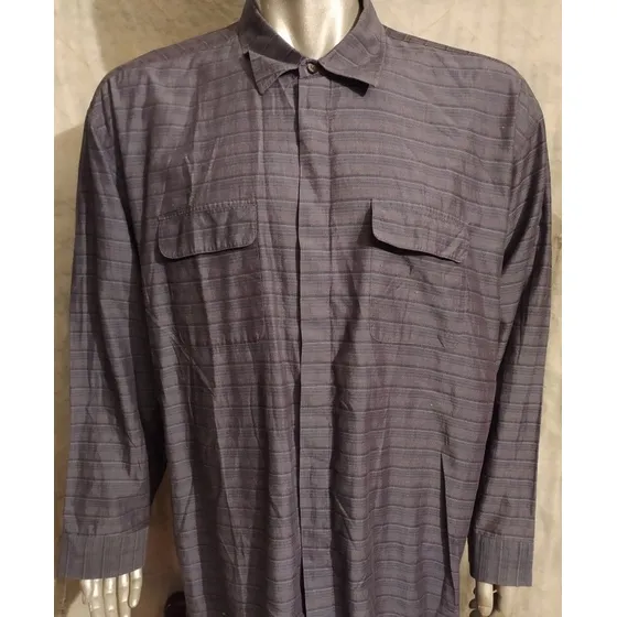 Camisa Azul Gris # Hombre # Talla Xl # Marca Rimeris