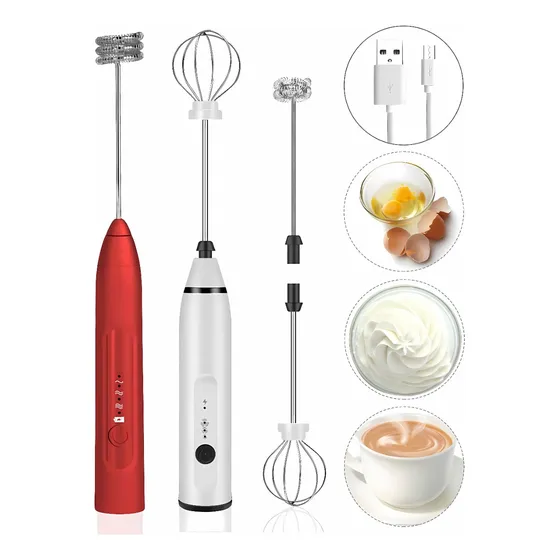 Mini Mixer Misturador Batedor Elétrico Bebida Espuma Leite