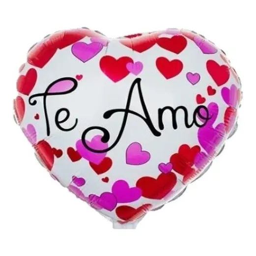 Globo Foil 18  Redondo Amor Y Amistad - Pack 27 Unidades