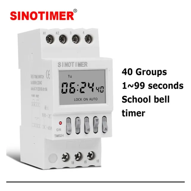 Timer Controlador De Campana Timbre Para Escuela O Fábrica