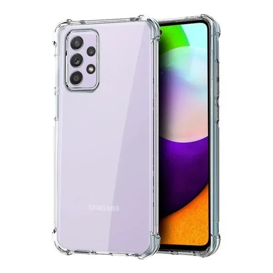 Funda Transparente Para Samsung A52 + Vidrio Templado