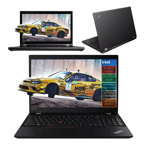Notebook I7 Pro Gamer Ssd 512gb 32gb Mem P53 Video Dedicado