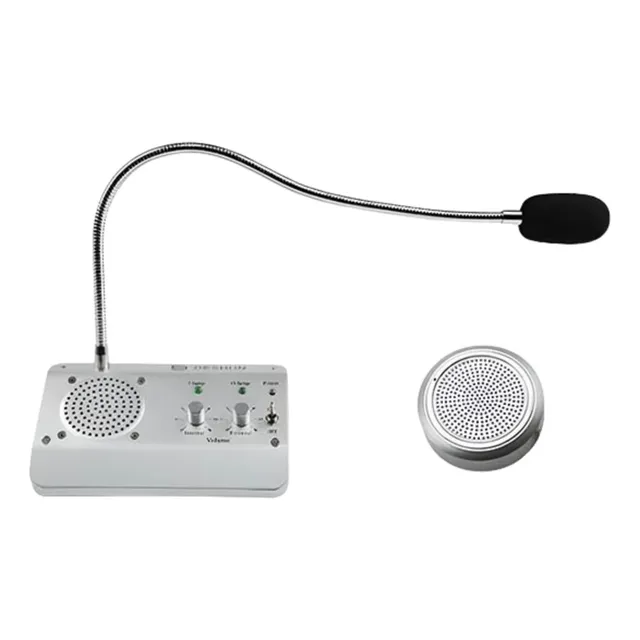 Micrófono Intercomunicador Para Ventanilla Dos Vías