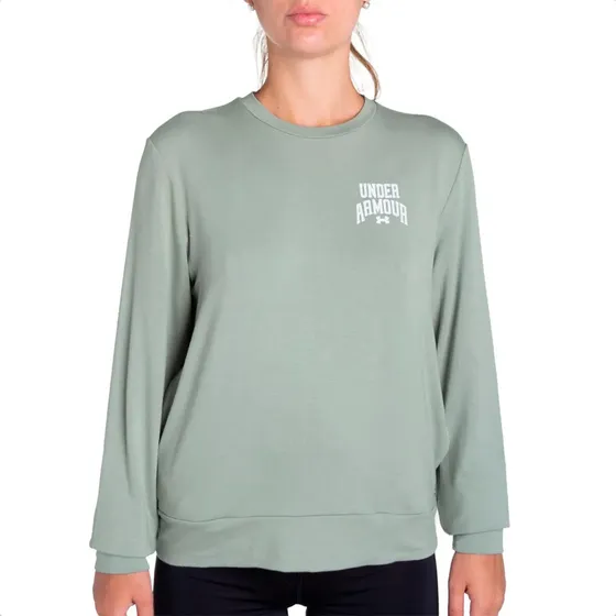 Buzo Under Armour Ua Rival Terry Gpc Buzo Verde Mujer