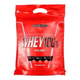 Whey 100% Pure Pouch 900g Baunilha Integralmédica Whey 100% Pure Pouch 900g Baunilha Integralmédica
