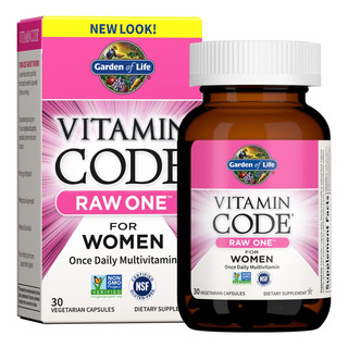 Multivitamínico Garden Of Life Vitamin Code Raw One Para Muj Multivitamínico Garden Of Life Vitamin Code Raw One Para Muj