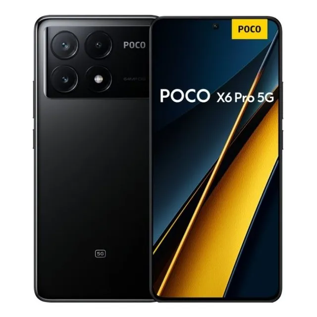 Xiaomi Pocophone Poco X6 Pro 5G Dual SIM 256 GB negro 8 GB RAM