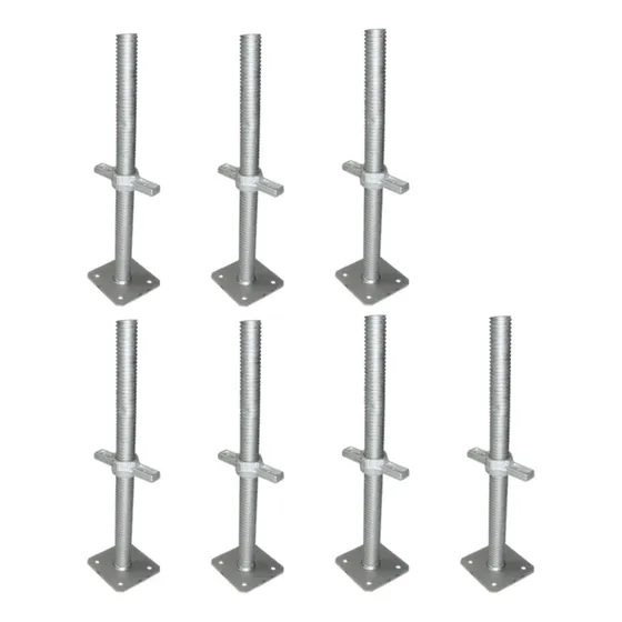 Tornillo Nivelador Andamio 7 Piezas 50cm 33mm Cayam Ct5033-7