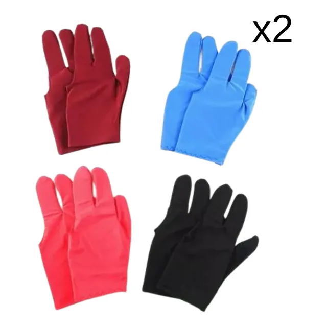 Guantes Para Pool Tacos Billar Honbay (par) Envio Gratis