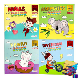 A Todo Color: Color Y... - Set 4 Libros Infantiles Dreams A Todo Color: Color Y... - Set 4 Libros Infantiles Dreams