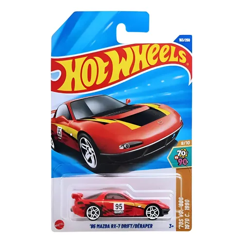 Carro em miniatura Mattel Rx-7 Drift 2025 1:64 vermelho | MercadoLivre