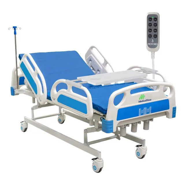 Cama Hospitalaria Eléctrica Ajustable Control Remoto Camilla