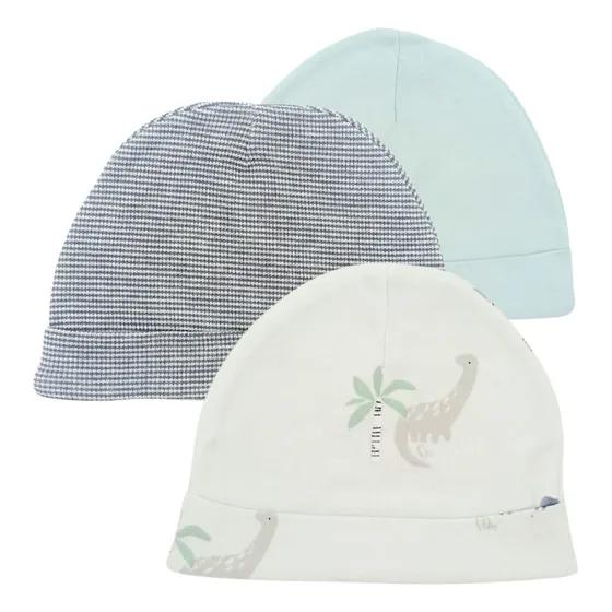Pack De Tres Gorros Para Bebé ( 0 - 3 Meses)
