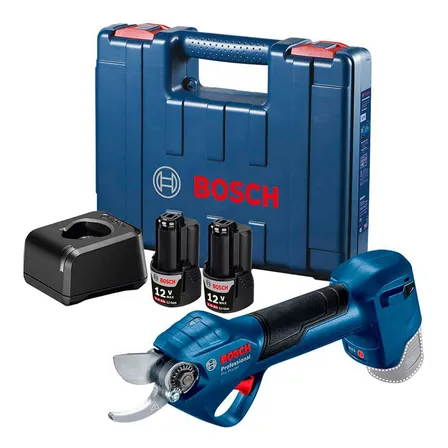 Tijera Eléctrica Bosch Pro Pruner Kit 12v Con Batería Color Azul