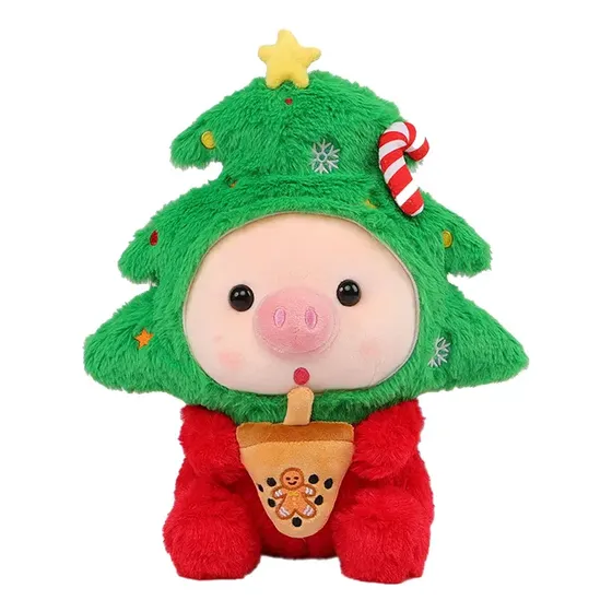 Peluche De Navidad Cerdito Papá Noel Reno Árbol Navideño