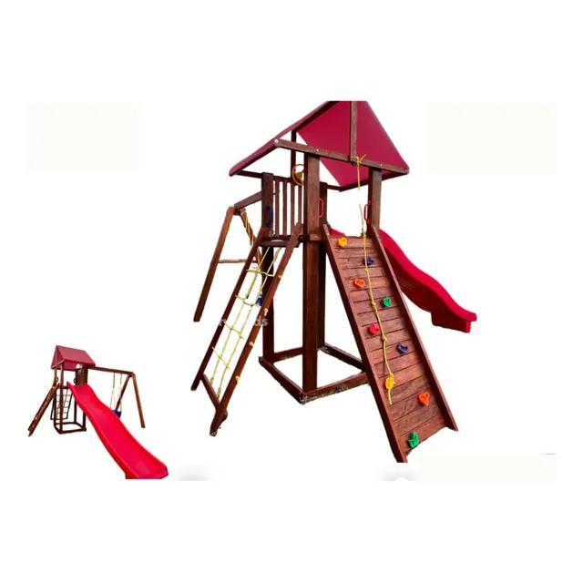 Juegos Infantiles En Madera Inmunizada Para Parques