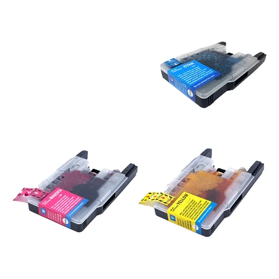 Kit 03 Cartucho Tinta Compativel Brother Lc-79 Lc79 J6510  