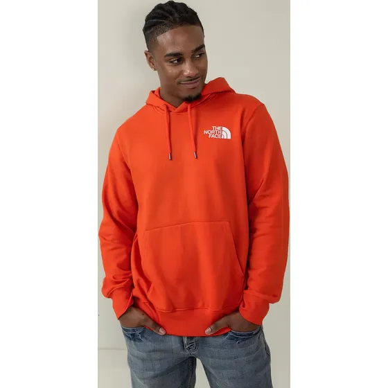 Sudadera The North Face Hoodie Hombre Box Capucha Naranja