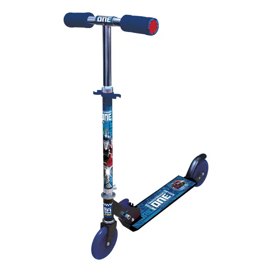 Scooter Metálico Transformers One Color Azul