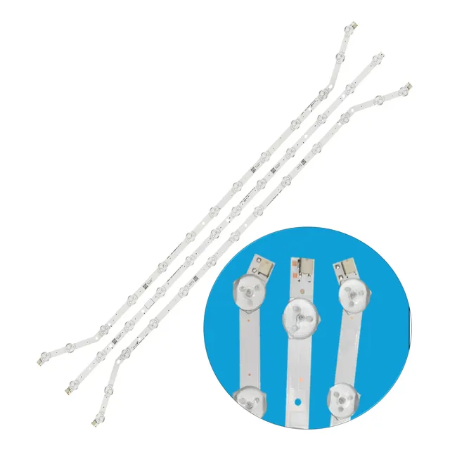 3 Tiras De 13+12+13 Leds  Para  Un40eh5000 Un40eh5000f