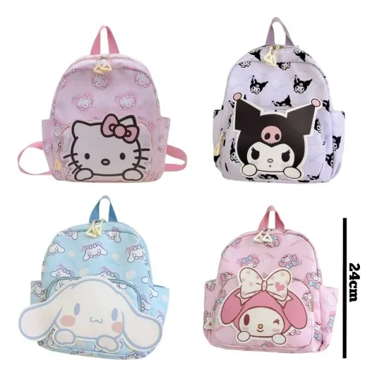 Morral Sanrio, Kuromi, My Melody, Cinamonroll, Hello Kitty