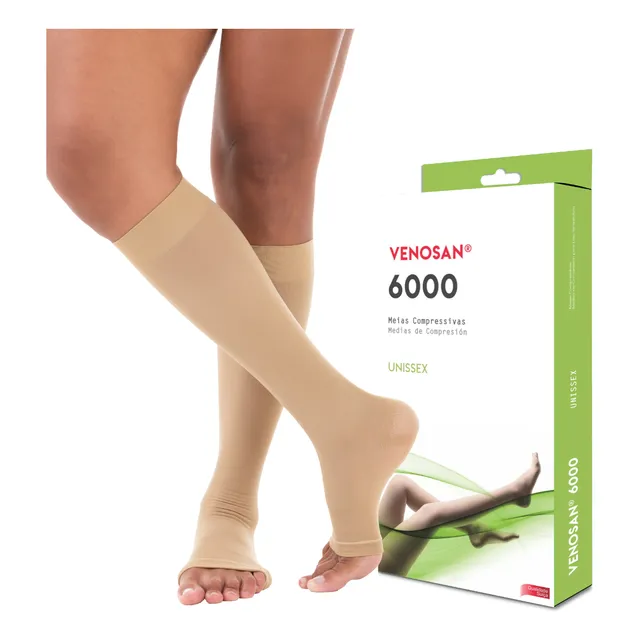 Meia De Compressão 3/4 20-30mmhg Venosan 6000 Unissex