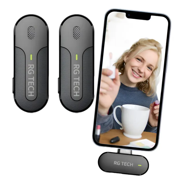 Microfono Inalambrico Para Celular X2 iPhone Usb-c Rgtech