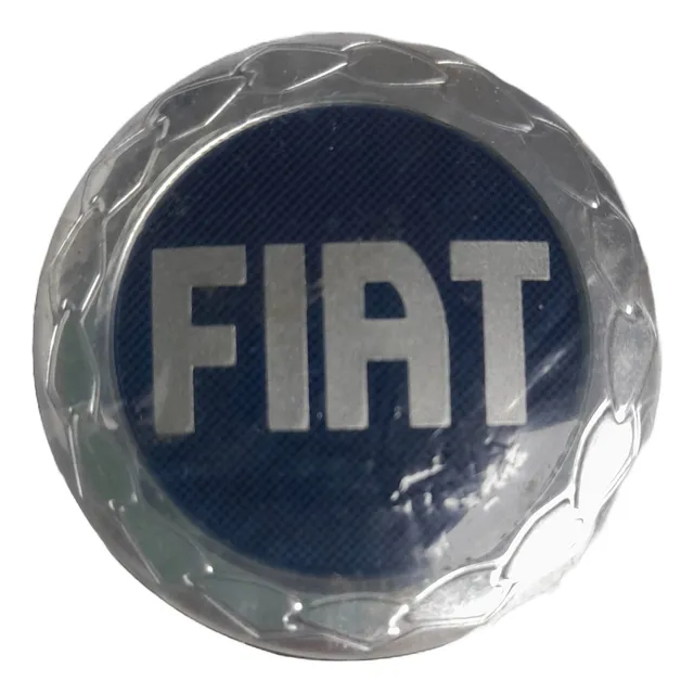 Emblema Azul Volante Fiat Palio Siena 2001 - 2017 36mm
