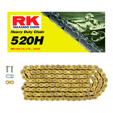 Cadena Moto Rk 520 X 118 H Reforzada Mx Cross Enduro Cadena Moto Rk 520 X 118 H Reforzada Mx Cross Enduro