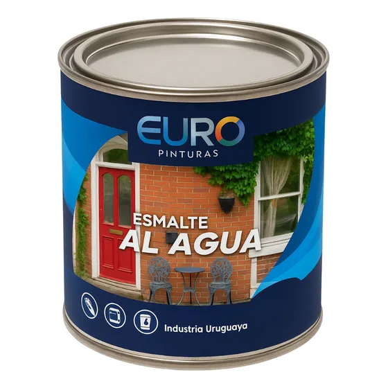 Esmalte Para Azulejos Al Agua Premium Euro 0.9lts Blanco Satinado