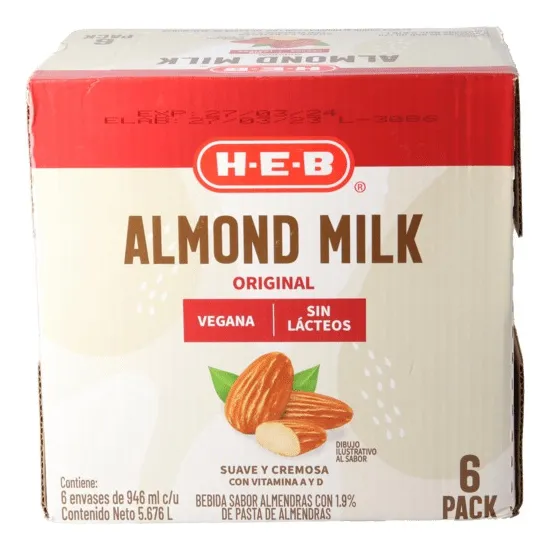 Leche Almendra Original Heb 6pz 946ml