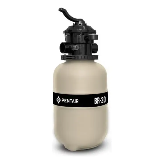 Filtro de areia Pentair/Sibrape BR-20 6 vias termoplástico para piscina 20000L
