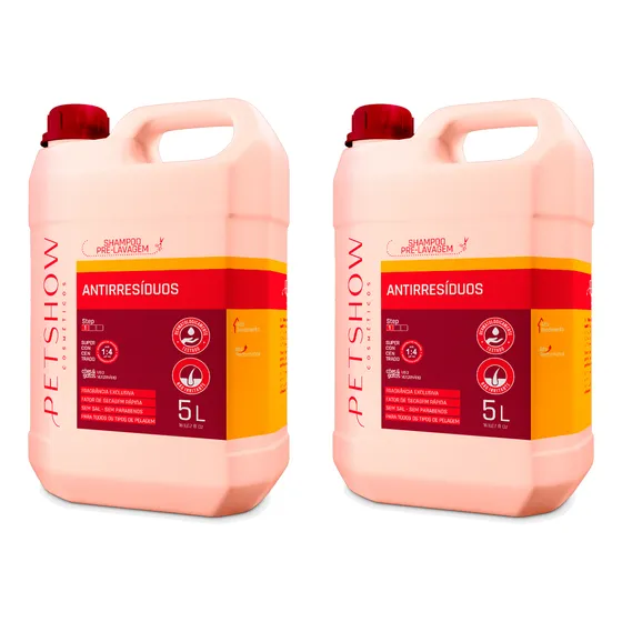 Shampoo Anti Resíduo Coco Pet Show