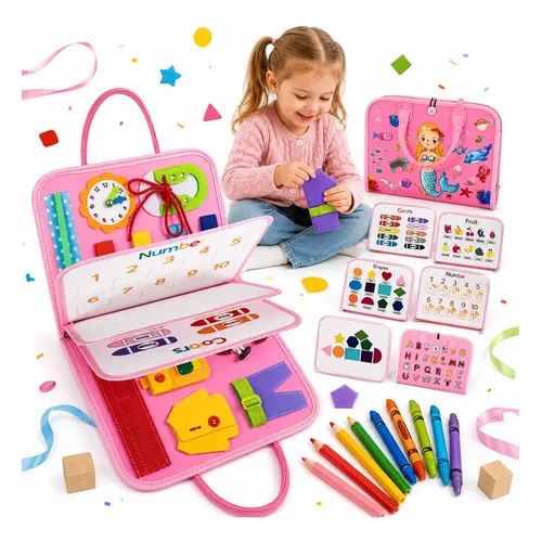 Maleta Educativa Play E Learn Multikids - Br1793 Rosa | MercadoLivre