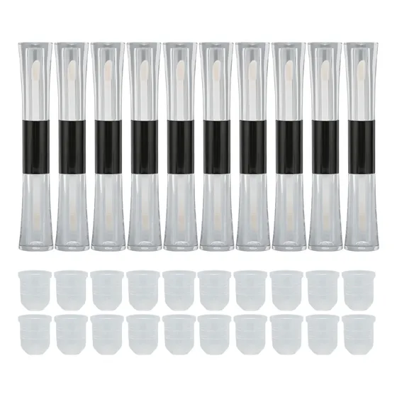 Envases De Brillo Labial, 10 Unidades, Tubos Vacíos, Bálsamo
