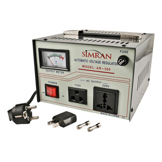 Transformador Convertidor De Voltaje Simran 500w 110v A 220v Transformador Convertidor De Voltaje Simran 500w 110v A 220v