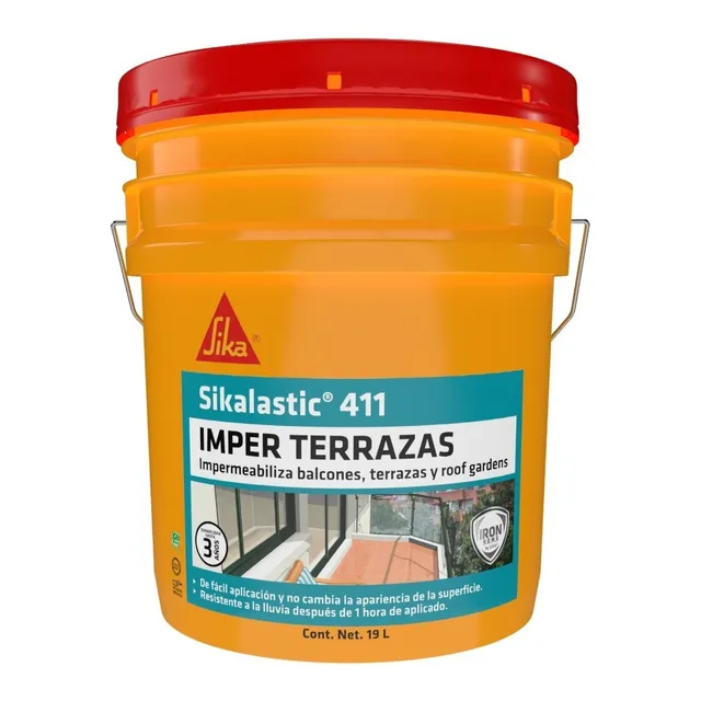 Sika Impermeabilizante Balcones Terrazas Sikalastic 411 19 L Para juntas