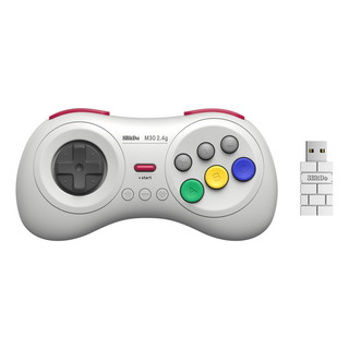 Gamepad M30 Inalámbrico De 8 Bits, 2,4 G, Para Sega Genesis Gamepad M30 Inalámbrico De 8 Bits, 2,4 G, Para Sega Genesis