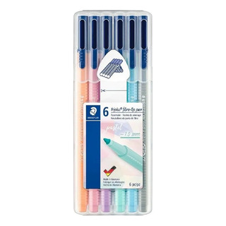 Staedtler Marcatextos Triplus 323 Tonos Pastel 6pz Staedtler Marcatextos Triplus 323 Tonos Pastel 6pz