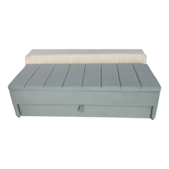 Sapateiro Puf Baú Recamier Queen 160cm (com Gaveta)
