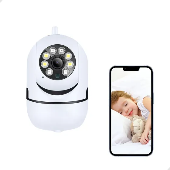 Câmera Babá Eletrônica Bebê Pet Monitoramento Interno Wifi