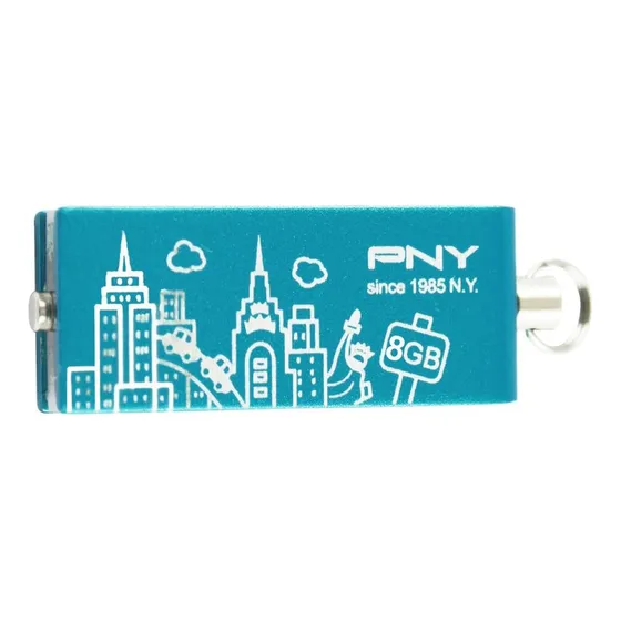 Pny Encantador Agregado Ciudad Serie York 8gb Memoria Usb