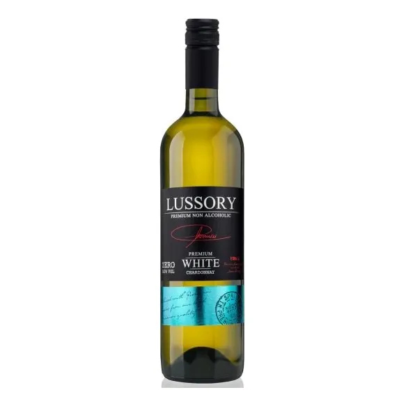 Vino Sin Alcohol Lussory White Chardonnay 750 Ml X6 Unidades