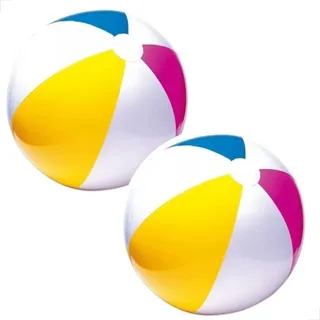Kit 2 Bolas Gigante InflĂĄvel Colorida Piscina Praia 40cm Kit 2 Bolas Gigante InflĂĄvel Colorida Piscina Praia 40cm