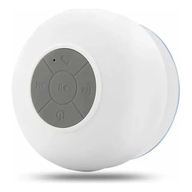   Bocina Con Ventosa Slim Y Impermeable Portátil Bluetooth