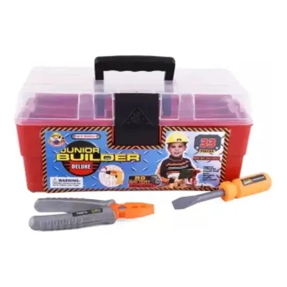 Set Herramientas Para Niños Junior Builder Deluxe 33 Piezas