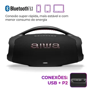 Caixa De Som Boombox Aiwa